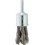 Brosse-pinceau, fil d'acier trempé, torsadé, Ø de la brosse : 20 mm, Long. de la garniture 29 mm, Epaisseur du fil 0,35 mm, Vitesse maxi. : 22000 tr/mn