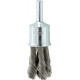 Brosse-pinceau, fil d'acier inoxydable torsadé, Ø de la brosse : 20 mm, Long. de la garniture 29 mm, Epaisseur du fil 0,26 mm, Vitesse maxi. : 22000 tr/mn