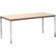 Table 2000x800 mm chrom / hêtre