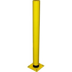 Poteau sécurité industrie jaune 1060mm