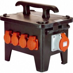 Coffret de chantier M1 400V en caoutchouc solide