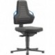Chaises bureau 1 Patin Supertec Poignée bleu