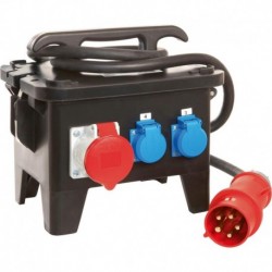 Coffret de chantier M4 400V en caoutchouc solide