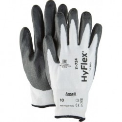 Gants de protection anti-coupures HyFlex® 11-724 Gr.8 blanc/gris EN 388 PSA II 12 PA (Par 12)