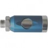 Coupleur express NW7,4 FE F1/2 rot. bleu