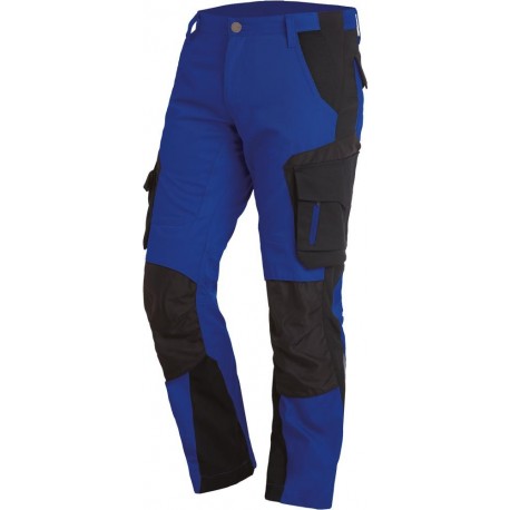 Pantalon de travail Florian,  Taille 58, bleu roi/noir