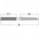 Vis tige filetée zn 24/M 8x100x7,0 (Par 100)