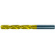 Foret hélicoïdal avec queue cylindrique, en acier à coupe rapide, type N, DIN 338, surface avec revêtement TiN, Ø h8 : 1,20 mm, Long. totale 38 mm
