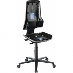 Chaise bureau ESD NEON 2 gris avec roue synchro