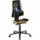 Chaise bureau ESD NEON 2 orange avec roue perman