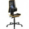 Chaise bureau ESD NEON 2 orange avec roue perman