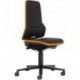 Chaise bureau ESD NEON 2 orange avec roue synchro