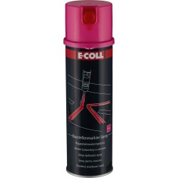 Bombe marquage chantier 500ml rose E-COLL EE (Par 12)