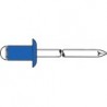 Rivet Acier Standard Tête ronde plate 4,8x20mm Gesipa(Par 250)