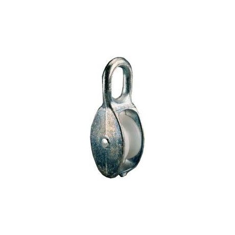 Poulie simple zingué pour corde Ø b.10,0mm