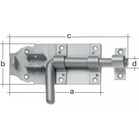 Verrou 164/K3Z/160 mm