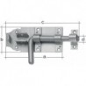 Verrou avec boucle 180mm