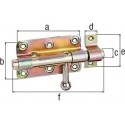 Verrou Typ268 avec boucle 100mm galvanisé