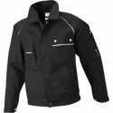 Veste de travail,Canvas,320g/qm, Taille 56,noir