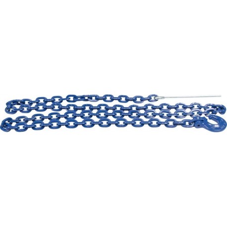 Elingue chaine Acier bleu 8x2500mm