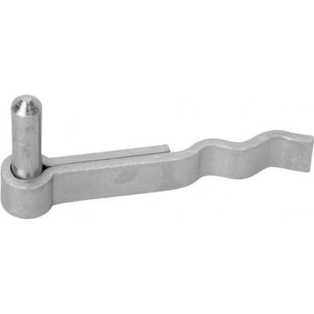 Gond de porte D20mm  chromé brillant