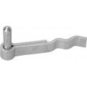 Gond de porte D20mm  chromé brillant