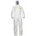 Combinaison jetable Tyvek 200 EasySafe, Taille 2XL, blanc