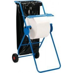 Support pour rouleau papier bleu