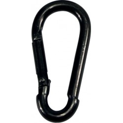 Mousqueton zingué noir 40x 4mm (Par 100)