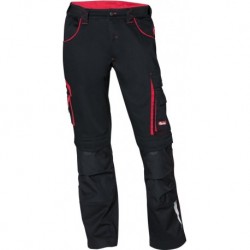 Pantalon FORTIS 24, noir/rouge  Taille 34