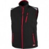 Gilet FORTIS 24, noir/rouge  Taille 2XL