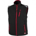 Gilet FORTIS 24, noir/rouge  Taille 4XL