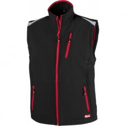 Gilet FORTIS 24, noir/rouge  Taille XL