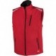 Gilet FORTIS 24, rouge/noir  Taille 4XL