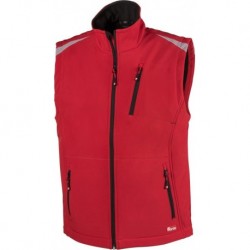 Gilet FORTIS 24, rouge/noir  Taille 4XL