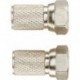 Connecteur F pour câble coaxial  KOX90, 7 mm, 2 unités