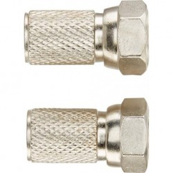 Connecteur F pour câble coaxial  KOX90, 7 mm, 2 unités
