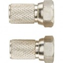 Connecteur F pour câble coaxial  KOX90, 7 mm, 2 unités