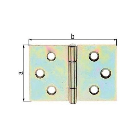Charnière roulée, large,100 mm
