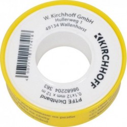Joint de filetage PTFE 0,1x12mmx12m DVGW