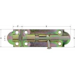 Verrou 161/K2Z/130 mm