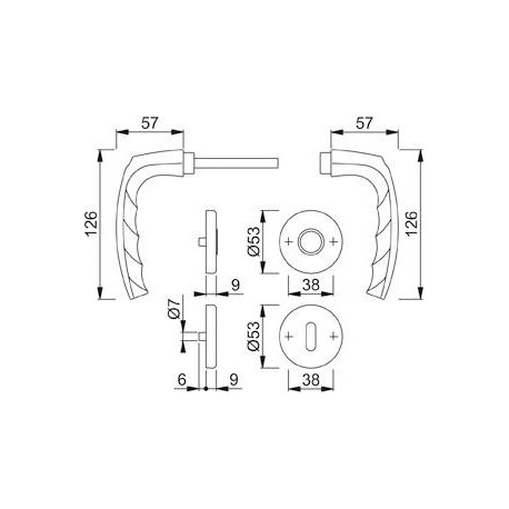 Rosette F1 1530/42KV/42KVS,8,PZ