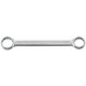 Clé polygonale double, droite, acier au chrome-vanadium, Cote s/plats : 18 x 19 mm, Long. 187 mm