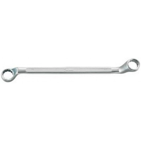 Clés polygonales doubles, anneau contre coudé, acier au chrome-vanadium, Cote s/plats : 10 x 11 mm, Long. 203 mm