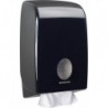 Distributeur papier toilette Aquarius Interfold noir