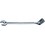 Clé à fourche et à douille, Cote s/plats : 13 mm, Long. 208 mm, Pour Ø de broche 5 mm