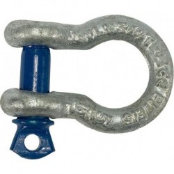Manilles, bouclés, haute résistance .Acier 6,0mm-1/4" (Par 10)