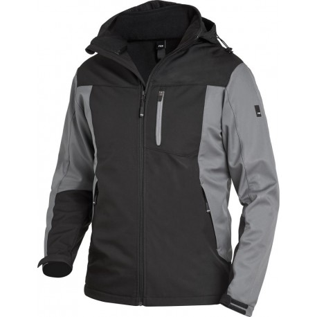 Veste de travail Jannik, Softshell,  Taille  L, gris/noir