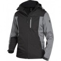 Veste de travail Jannik, Softshell,  Taille  L, gris/noir