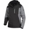 Veste de travail Jannik, Softshell,  Taille  L, gris/noir